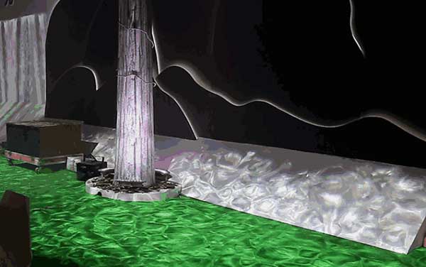 2018光亞展 達(dá)森“夢(mèng)幻森林”燈光秀火爆全場(chǎng)