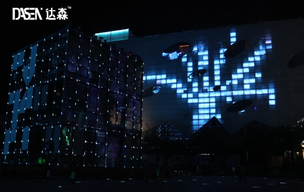 廣州科學(xué)城綠軸廣場(chǎng)燈光秀